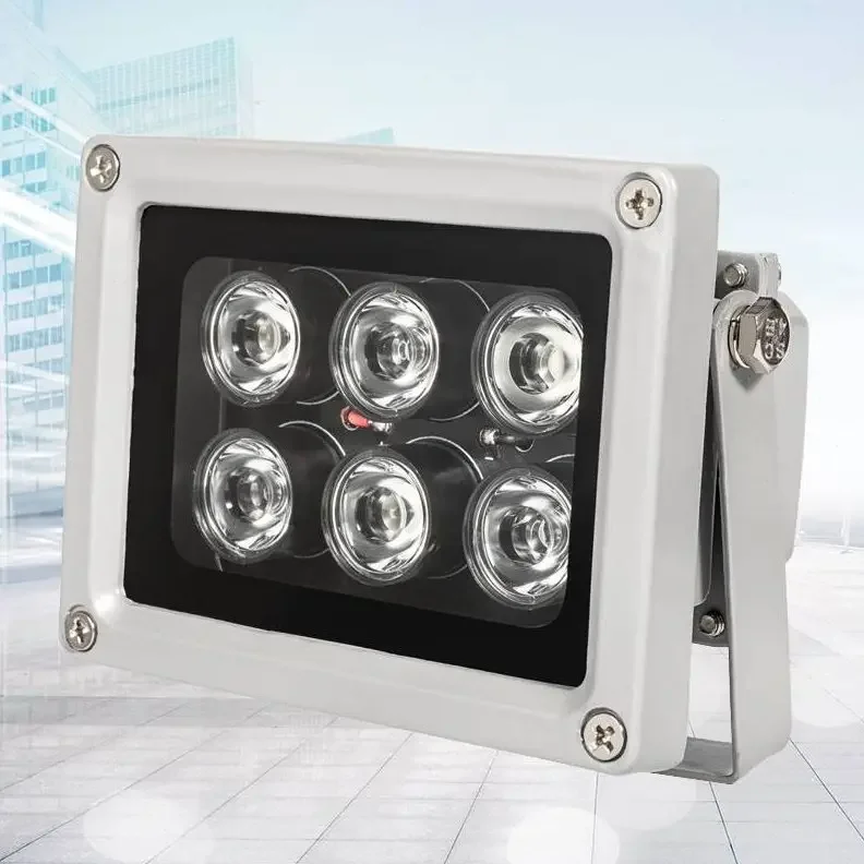 Laser lattice LED automatic sensor light camera auxiliary light night vision 100 meters, The product can be customized.