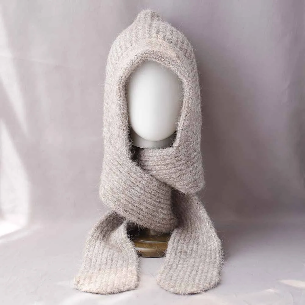 

2025 новые модные шерстяные шапки, мягкая теплая пушистая зимняя шапка для женщин, вязаная шапка, шапочки Skullies, женский капот, женская вязаная шапка