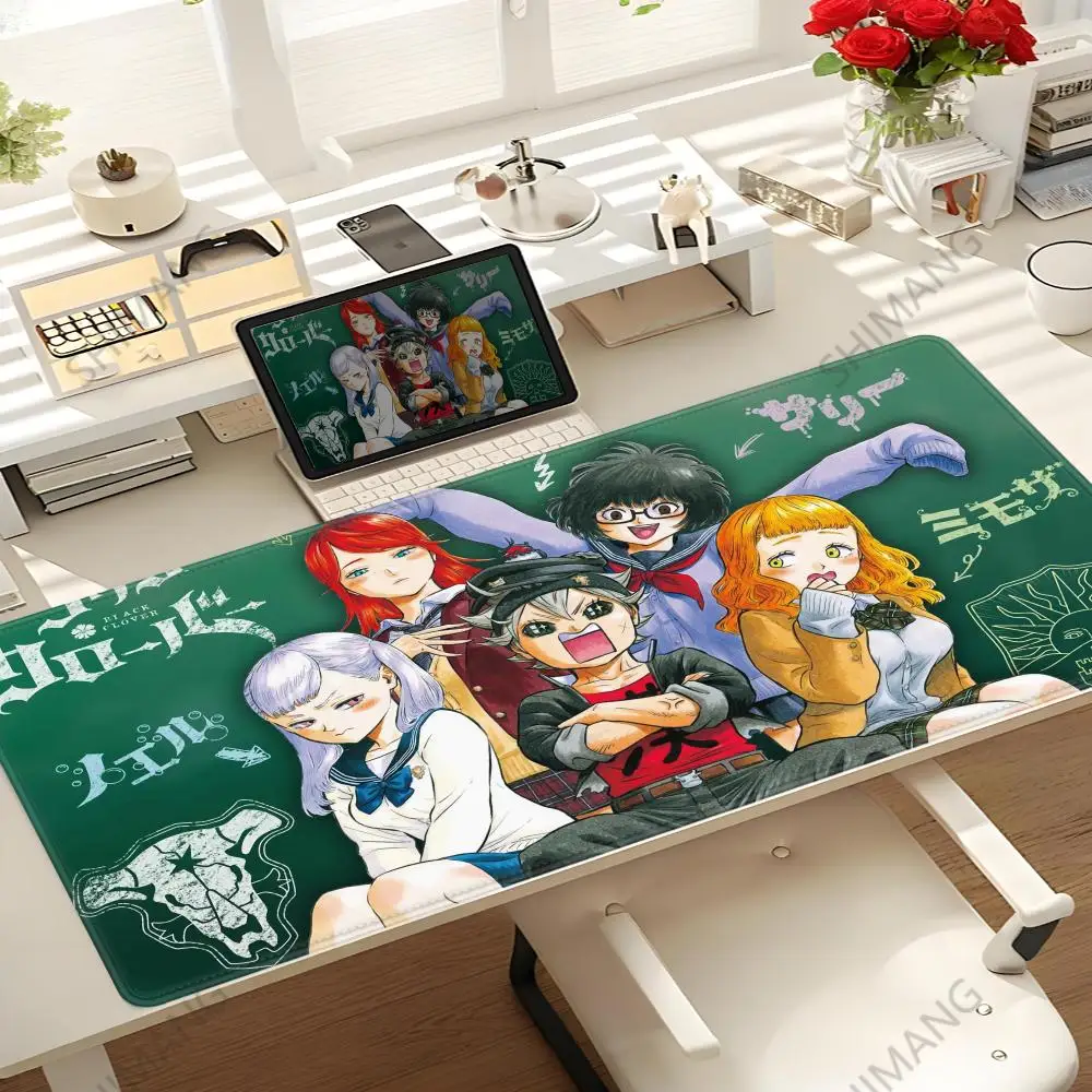 

Black Clover Anime Computer Mouse Pad Gaming MousePad Large Mouse pad Gaming Accessory Mause Carpet PC Desk Mat keyboard pad