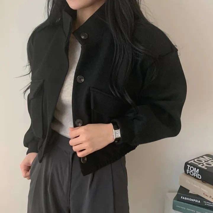 Women Causal Winter Overcoat Female Plus Sizes Hooded Pocket Coat Outerwear Button Elegant  Jacket Casco Feminino