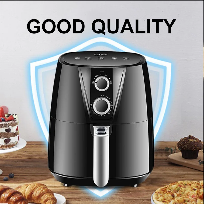 Household Double Pot Air Fryer AIRFRYER DOUBLE BASKET Mechanical Intelligent Electric Fryer