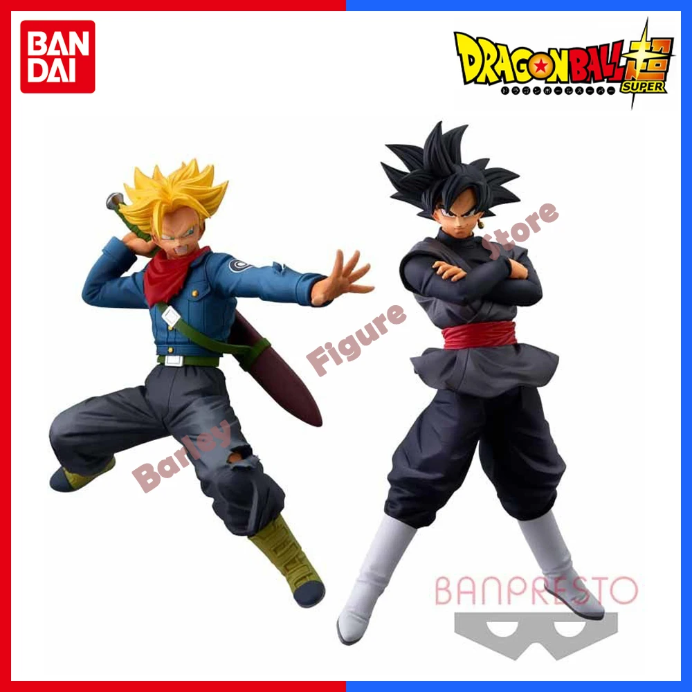 

In Stock BANDAI Original Banpresto Dragon Ball Figures Super Chousenshi Retsuden Trunks Zamasu PVC Cool Model Collection Toys