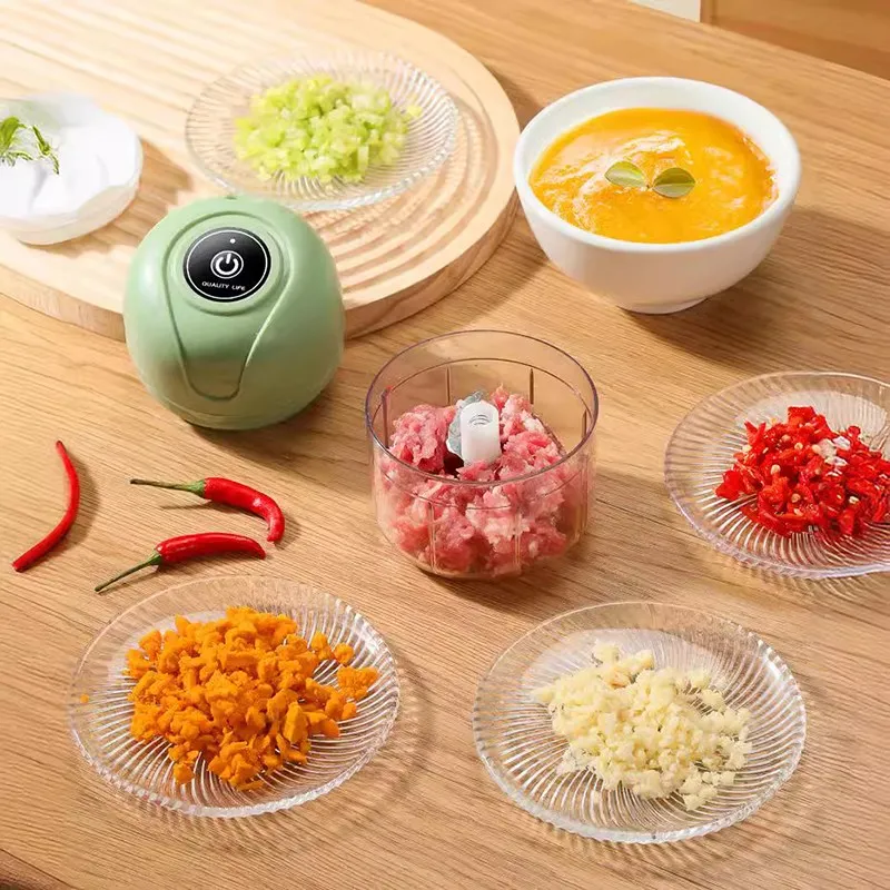 파누드 전기 마늘 프레스 다기능 야채 다지기 빠른 마늘 분쇄기