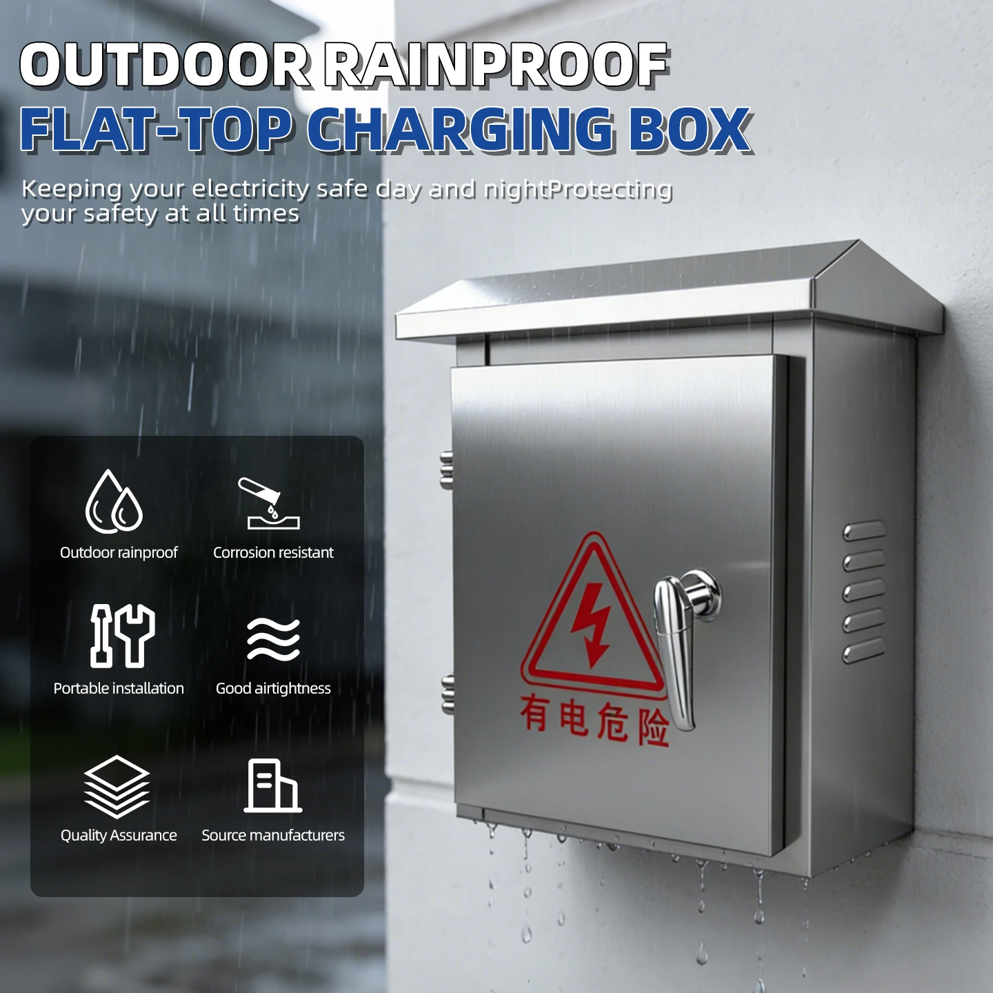 

Влагозащищенная распределительная коробка из нержавеющей стали | Доступны в вариантах из нержавеющей стали 201 или 304 для наружного распределения электроэнергии.