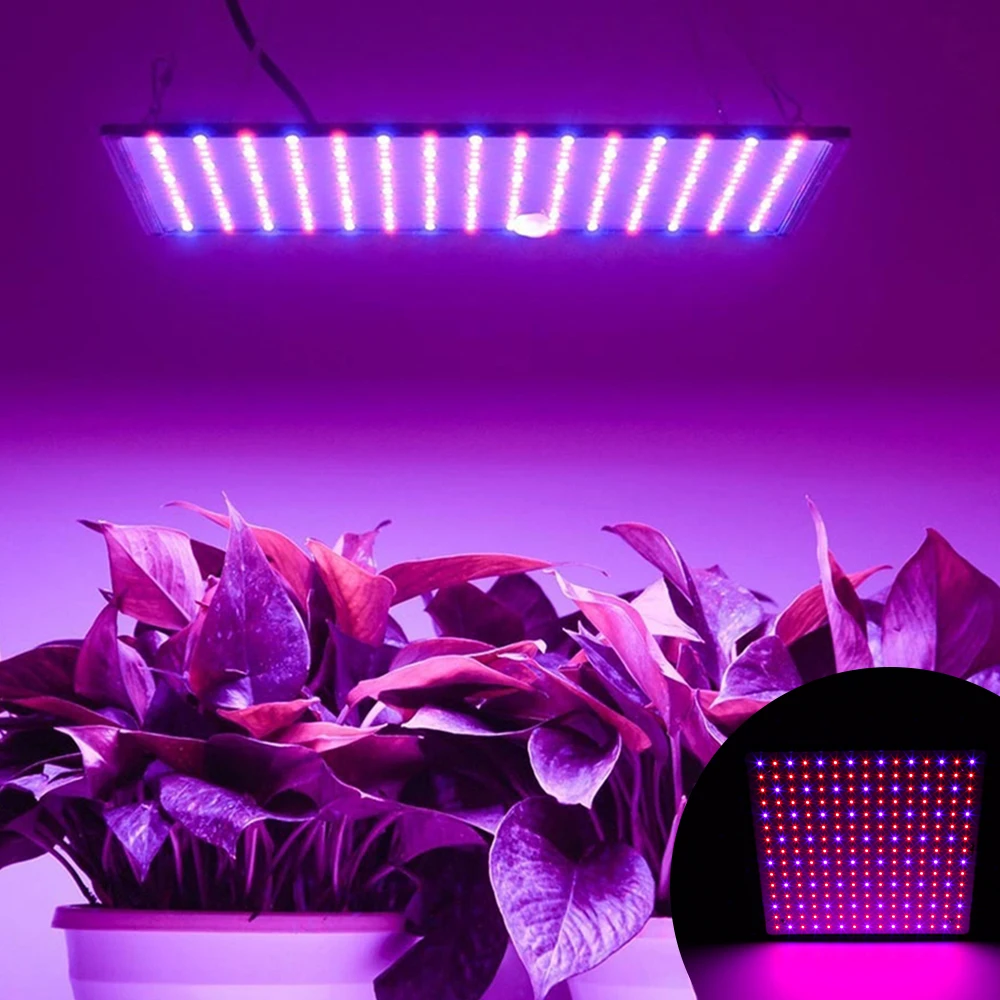 

1000W Grow Light Panel LED Plants Growth Light Full Spectrum Plants Growth Lamp Hanging Growth Lamp for Indoor Plants Grow Tent