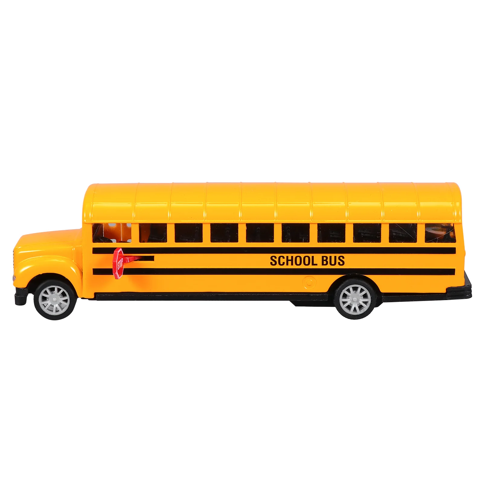 School Bus Toy Car Automotive for Kids Alloy Double Layer Model Child Pull Back