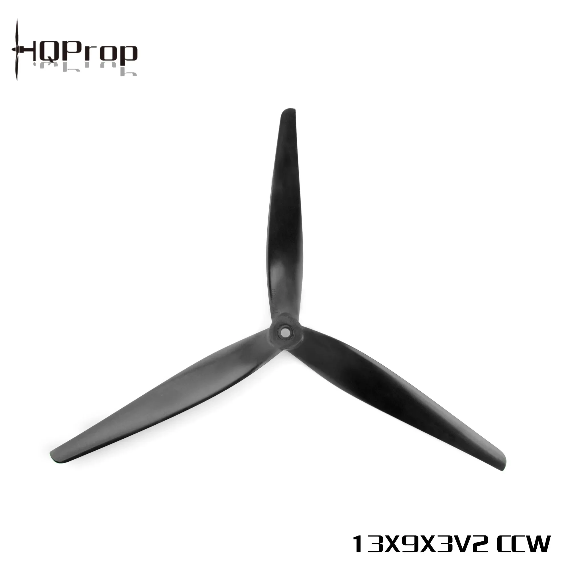 2Pairs(2CW+2CCW) HQPROP 13X9X3 V2 1390 3-Blade Propeller Black-Carbon Reinforced Nylon for 13inch RC Multirotor X-Class X413