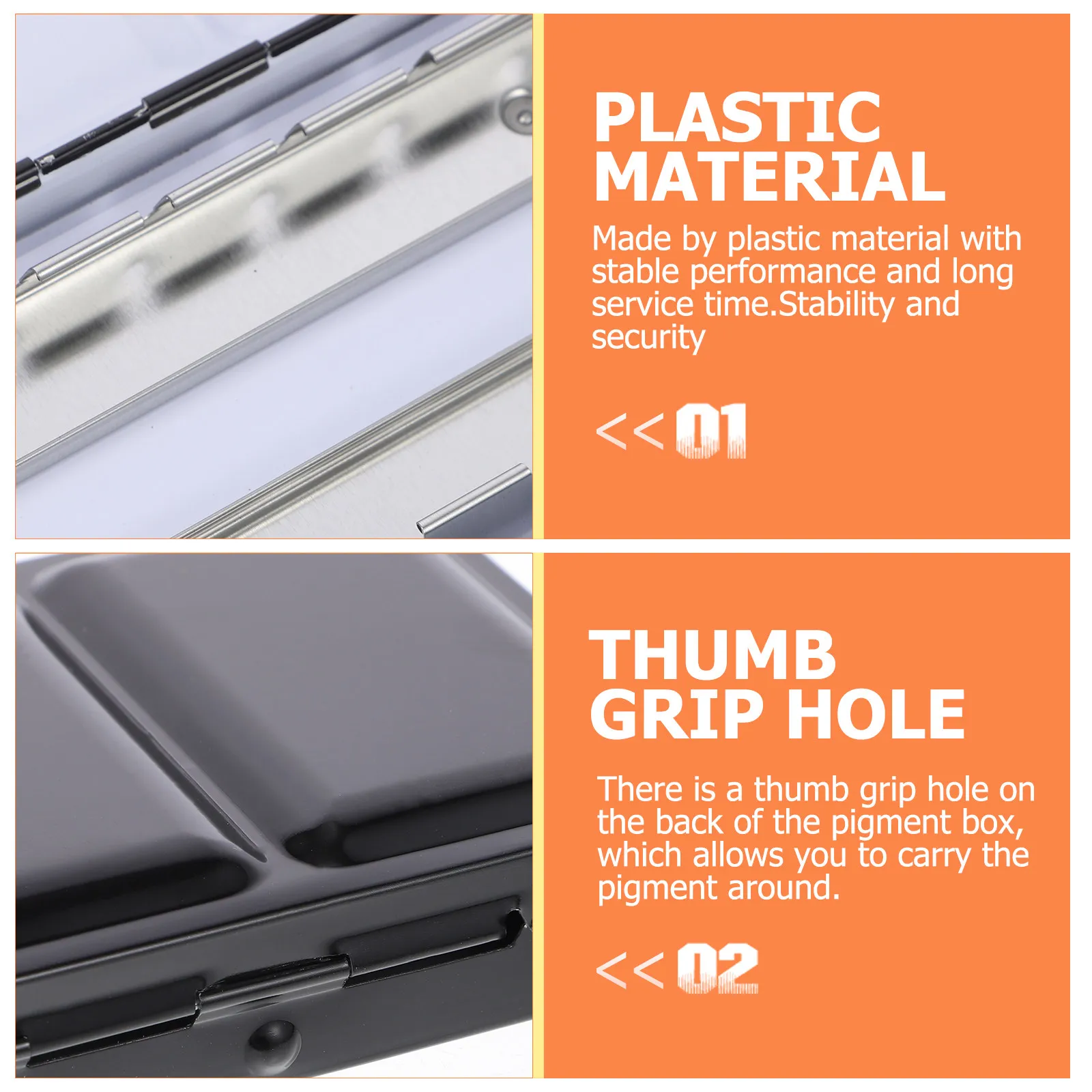 

1 шт. Металлический контейнер для акварельных красок большой емкости, портативный, компактный, для художников, пустой, для хранения пигментов