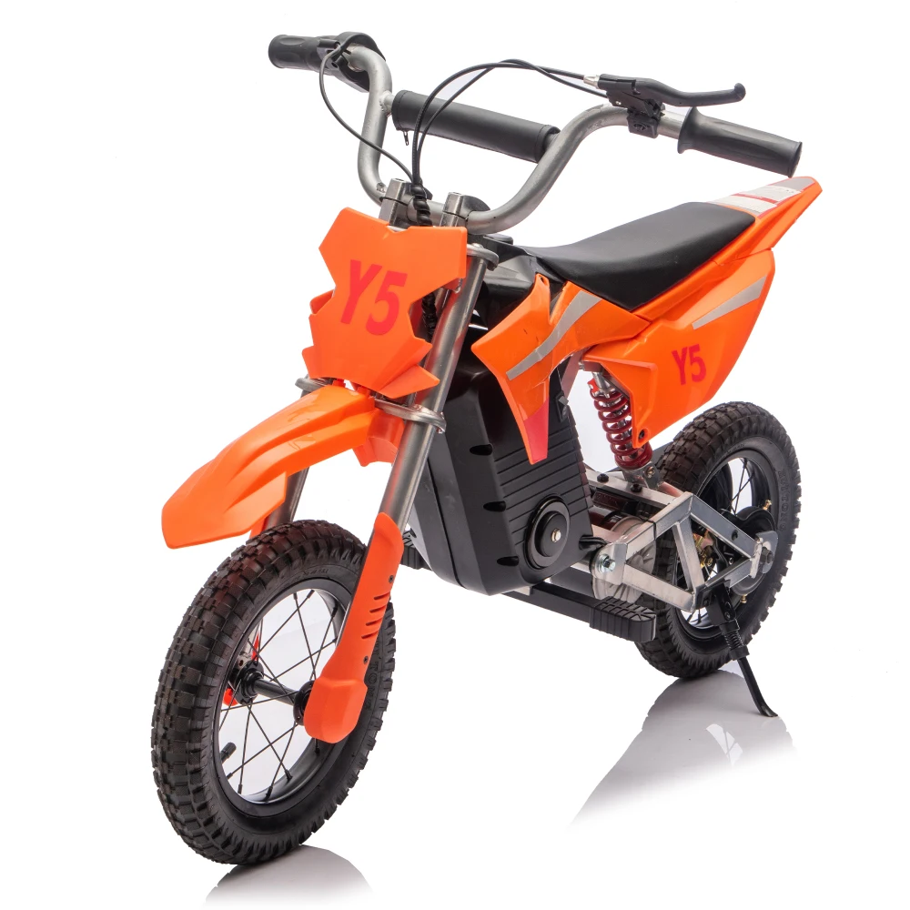 24V 250W niños viajan en juguete eléctrico motocicleta todoterreno batería de litio 180 libras capacidad de peso suspensión trasera para niños mayores de 8 años