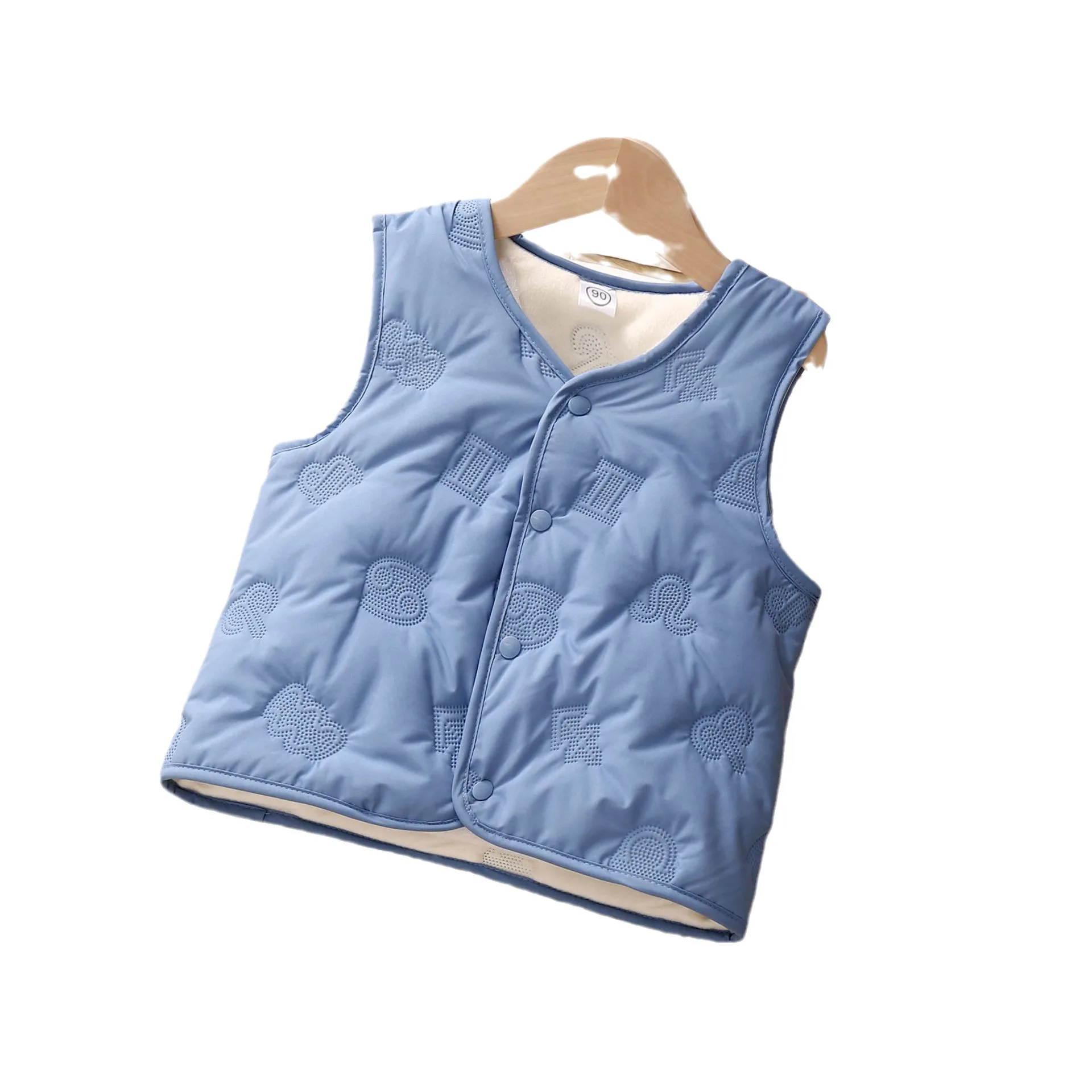 جودة الأولاد صدرية الحرارية الاطفال سترة الخريف الشتاء ملابس الأطفال