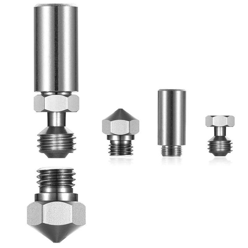 0.4mm MK10 wszystkie metalowe Hotend zestaw dyszy do Wanhao, FlashForge, PowerSpec