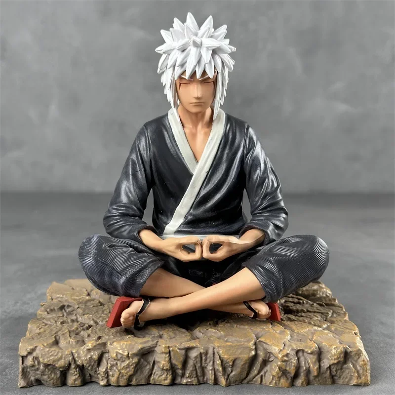 

Bandai Naruto Hand made GK White Haired Youth Came To Meditate Also Came To Anime Animation Hand Made Model Desktop Ornament