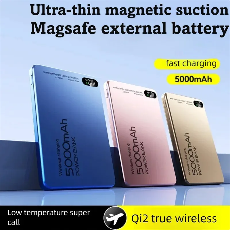

Ultra-thin Magnetic Power Bank Is For Apple Wireless Charging External Battery PD20W Fast Charging Mobile Power Supply