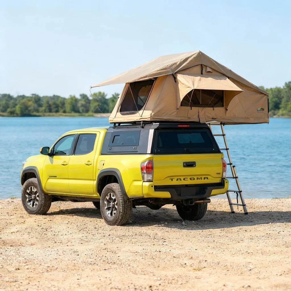 

6FT 6.5FT 5.5FT 5FT Aluminum Alloy Canopy Truck Topper 4x4 Accessories for Pickup Tacoma BYD Shark Ford F150 RAM1500