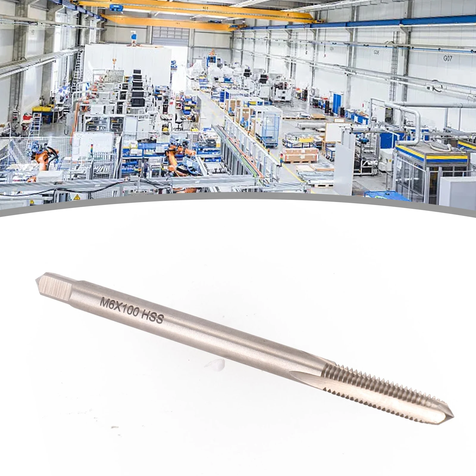 Stable Performance M6 x1 0 x100mm HSS RH 6mm x 1 0mm Extended Long Shank Extension Tap Testing Standards and Durability