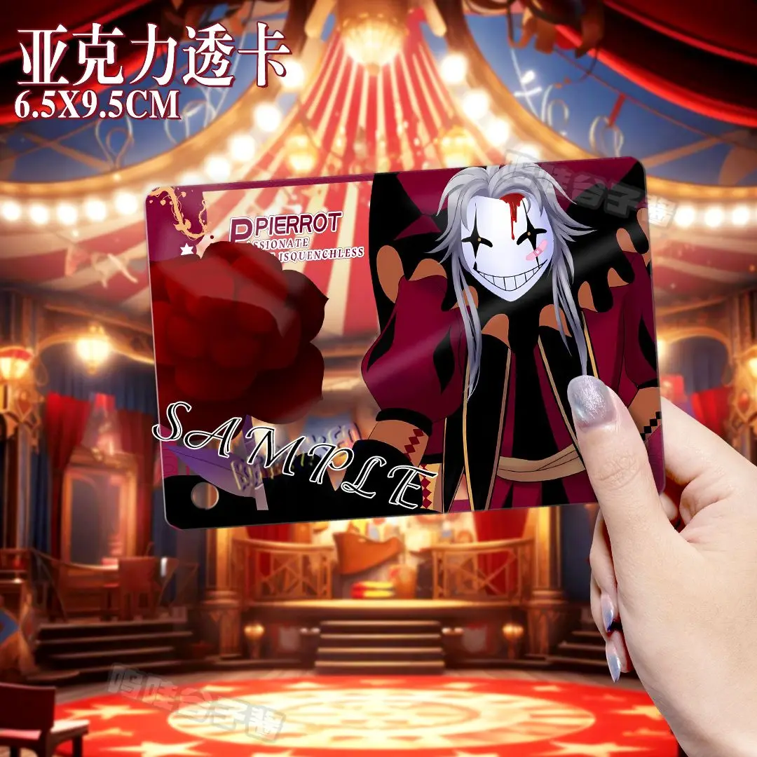 غريب السيرك بييروت تأثيري أنيمي الاكريليك صور بطاقة المفاتيح قلادة حقيبة الظهر ملحق الكرتون هدية #2