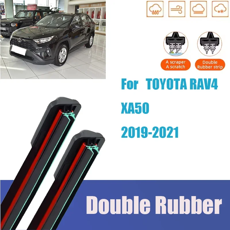 

Car Wiper For TOYOTA RAV4 XA50 2019-2021 Front Wiper Blades Brushes Auto Accessories Car Windshield Windscreen