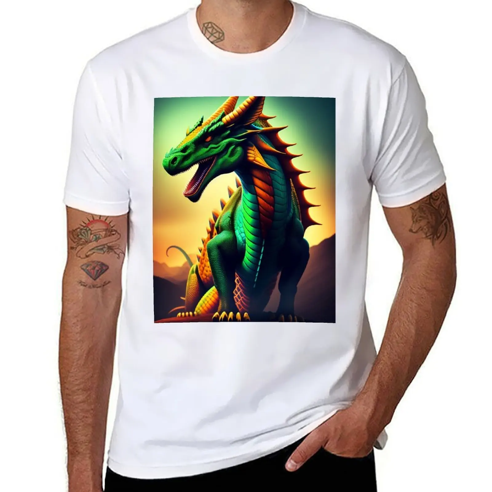 

Great Scary Monster Dragon T-Shirt man t shirt designer t shirts for man graphic funny T-Shirt