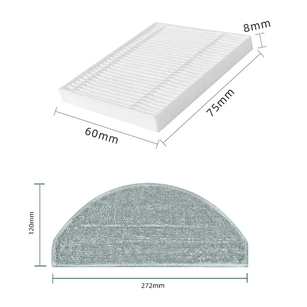 For Deerma S30/for DEM-S30 Robot Vacuum Cleaner Replacement  Mops Accessory Pack  For Household Supplies Cleaning Vacuum Parts