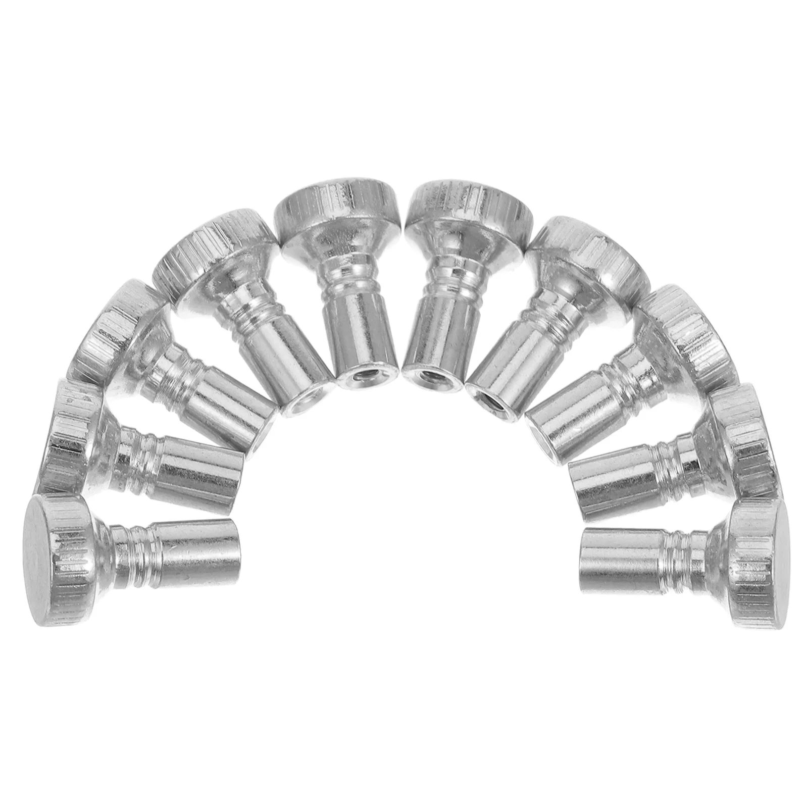 

10 Pcs Lamp Knob Handle Decorative Iron Brown Socket Switch Replacement Twist Thread Screw On Turn Metal Car Lamp