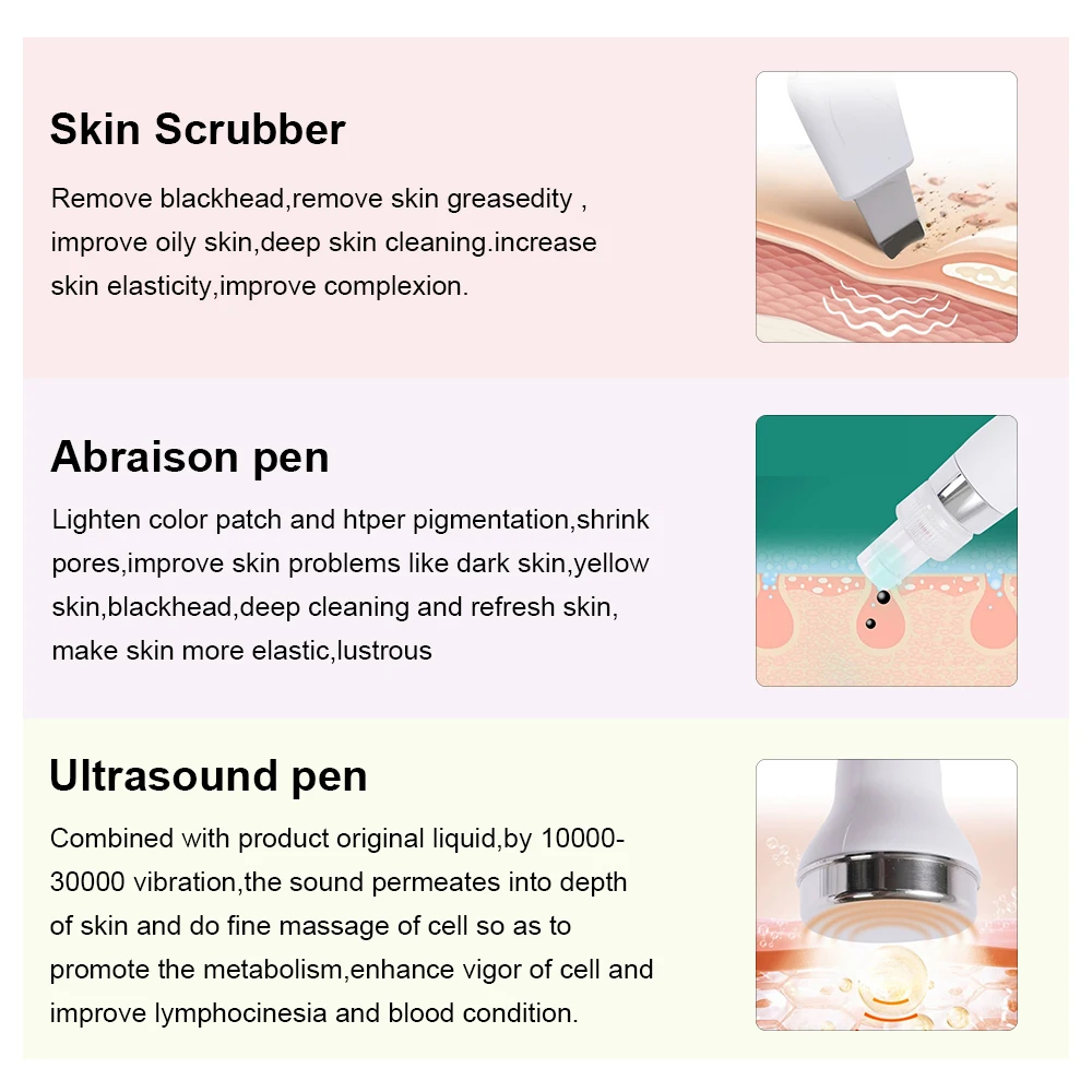 7 in 1 Hydra Professional Facial Machine Deep Cleaning Bio-lift Water Hydrogen Oxygen Small Bubble Beauty Spa Aqua Facial Device