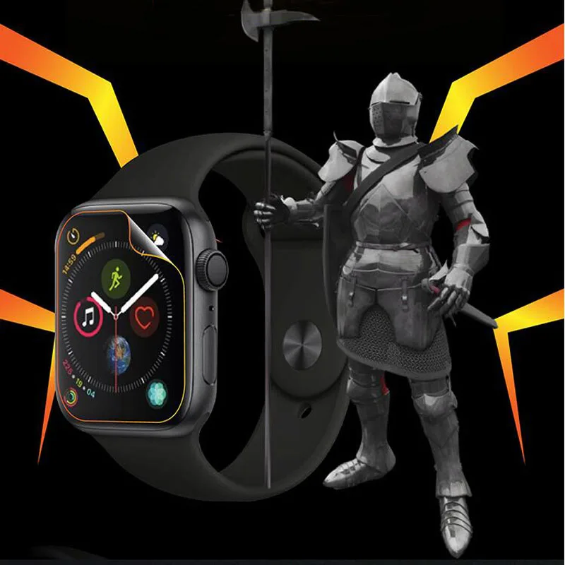Мягкая защитная пленка для экрана, задняя наклейка, чехол для Apple Watch Ultra 3/2 49 мм серии 10/9/8/7/6/SE 46 мм 45 мм 44 мм 42 мм 41 мм 40 мм