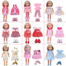 Juego de ropa de muñeca de 14,5 pulgadas, ropa diaria informal bonita, accesorios para muñecas Paola Reina de 32-34Cm, juguetes para niñas, regalos, zapatos para muñecas, 1 Juego