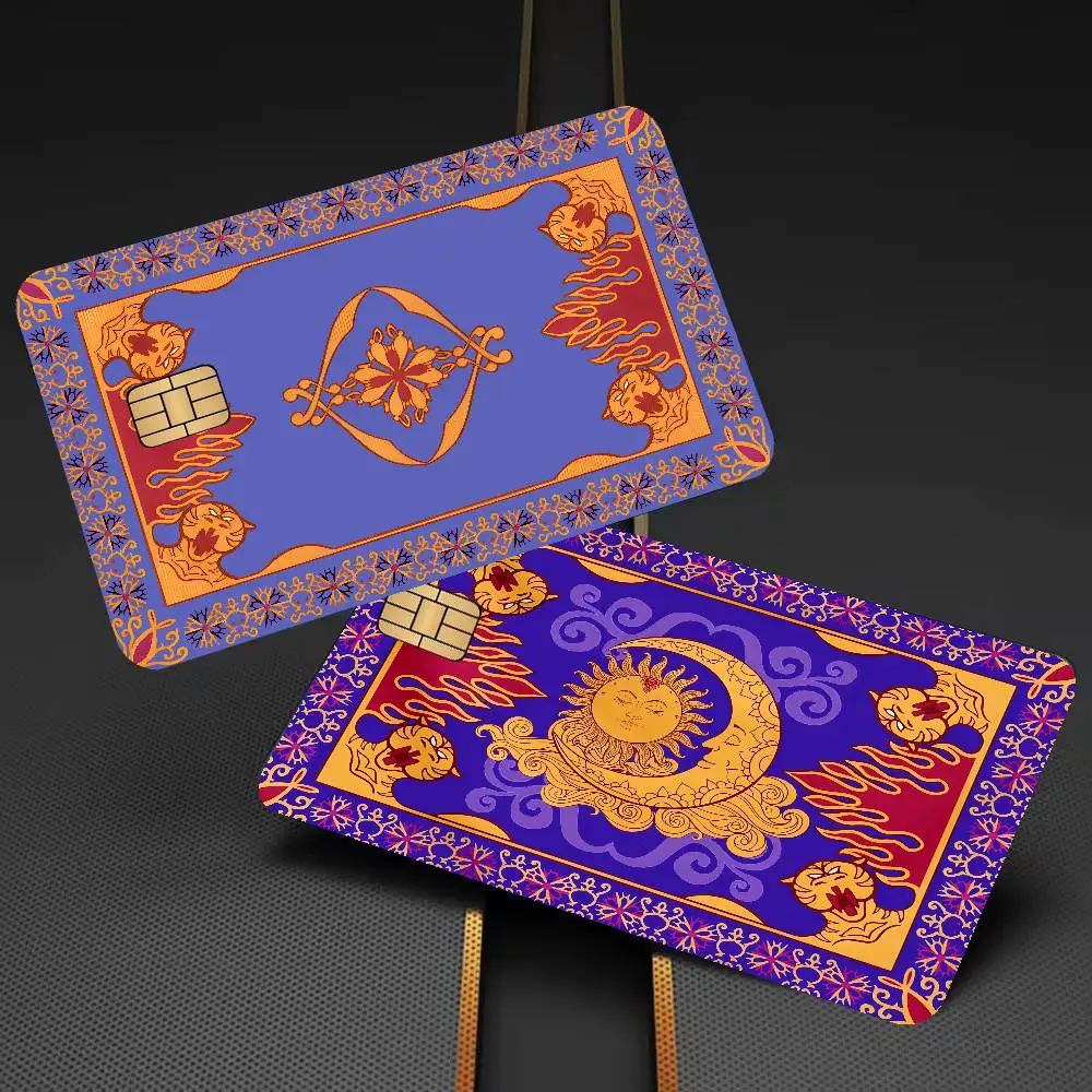 Aladdin Blanket Anime Spend Or Save Funny Shell On Off Ultra Thin No Fade Sticker Skin Cover Film For Debit Credit Card