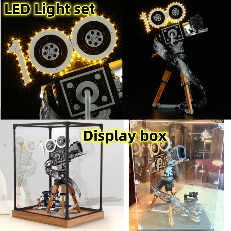 NEW IN STOCK Display Box LED Light Set For Compatible With LEGO 43230 Tribute Camera Excluding Building blocks Bricks Toy