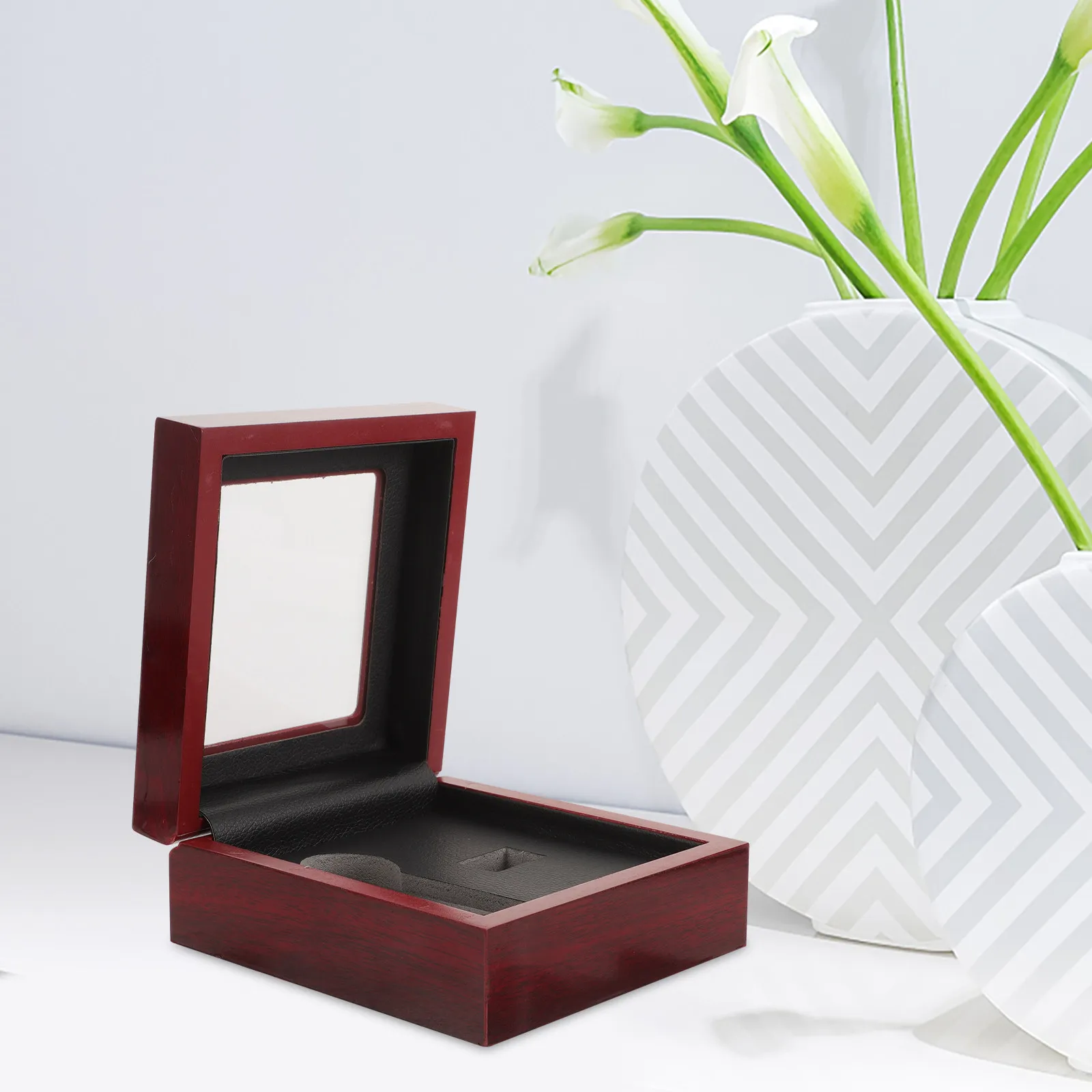 

Champion Ring Box Elegant Jewelry Case for Bracelets Necklaces Earrings Protection Sturdy Decorative Ring Case Portable Jewelry