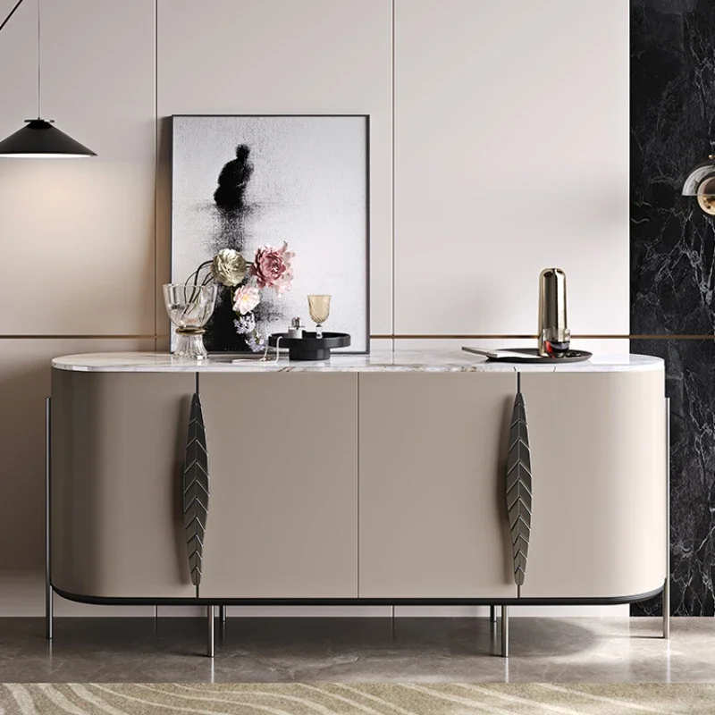 Fashion Morden Living Room Cabinets Storage Wood Entrance Organizer Cabinets Display Cupboard Meuble De Rangement Home Furniture image 3