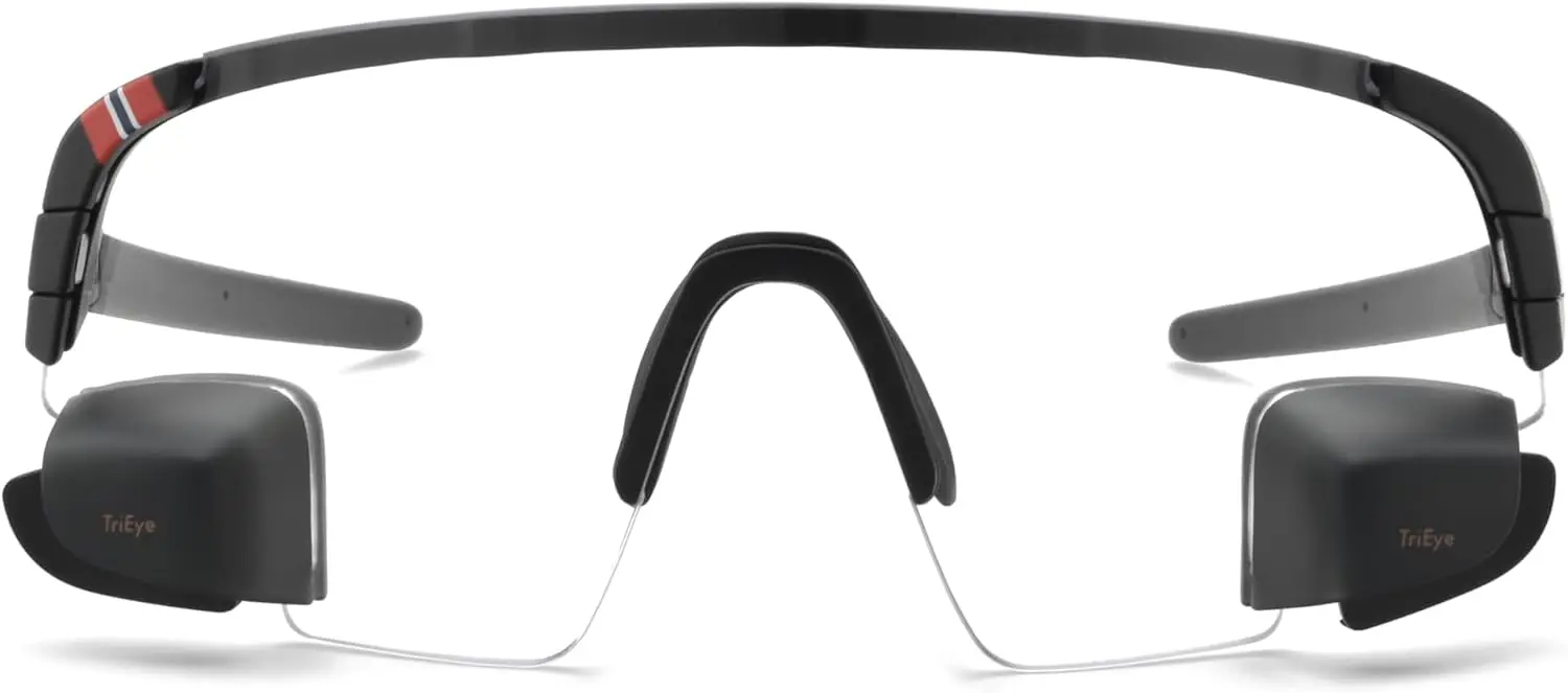 

Sports Sunglasses with Rearview Mirror - Polarized Cycling Glasses UV400 Protection for Men Women