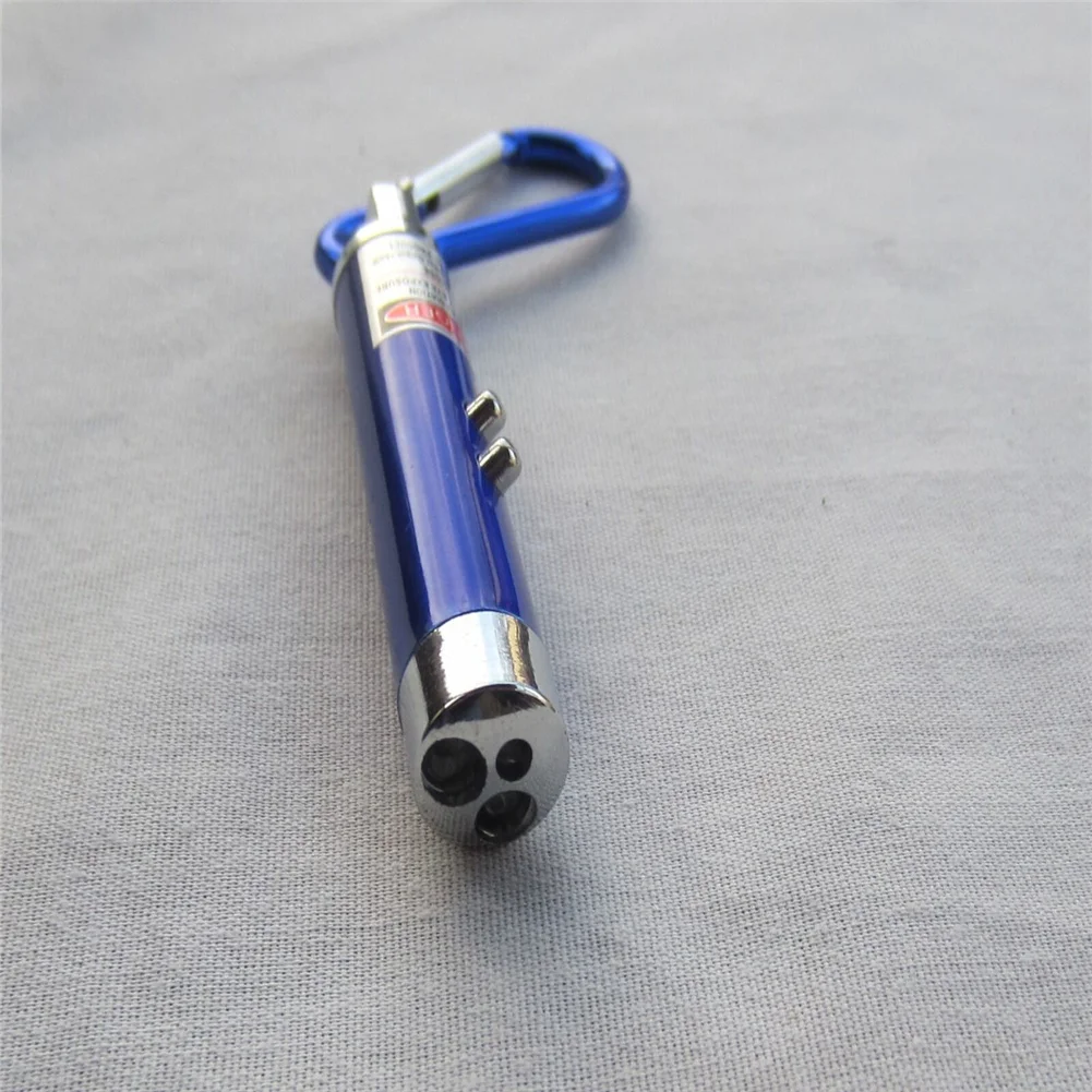 1Pcs Multi-functional 3-in-1 LED Mini Flashlight Lightweight Ultraviolet Money Detector Lamp Keychain Outdoor Emergency Tools