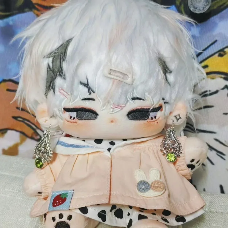 

20cm No Attribute Anime Ling Zhao Kawaii Cosplay Plush Doll Body With Skeleton Cartoon Soft Plushies Model Toy Figures Kids Gift