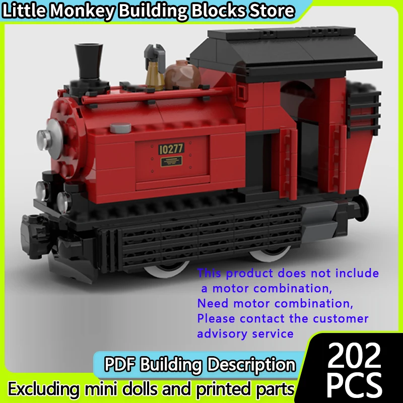 

City Car Model MOC Building Bricks Rail Train Small Tank Engine Modular Technology Children Holiday Gifts Assemble Toys Suit