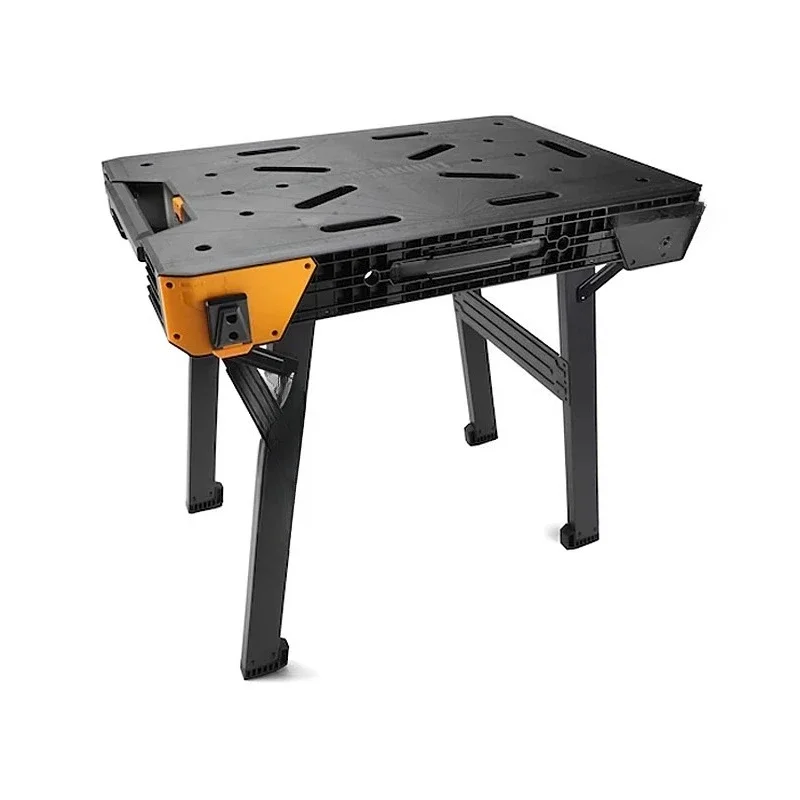 Fast folding storage workbench Heavy duty graduated construction desktop