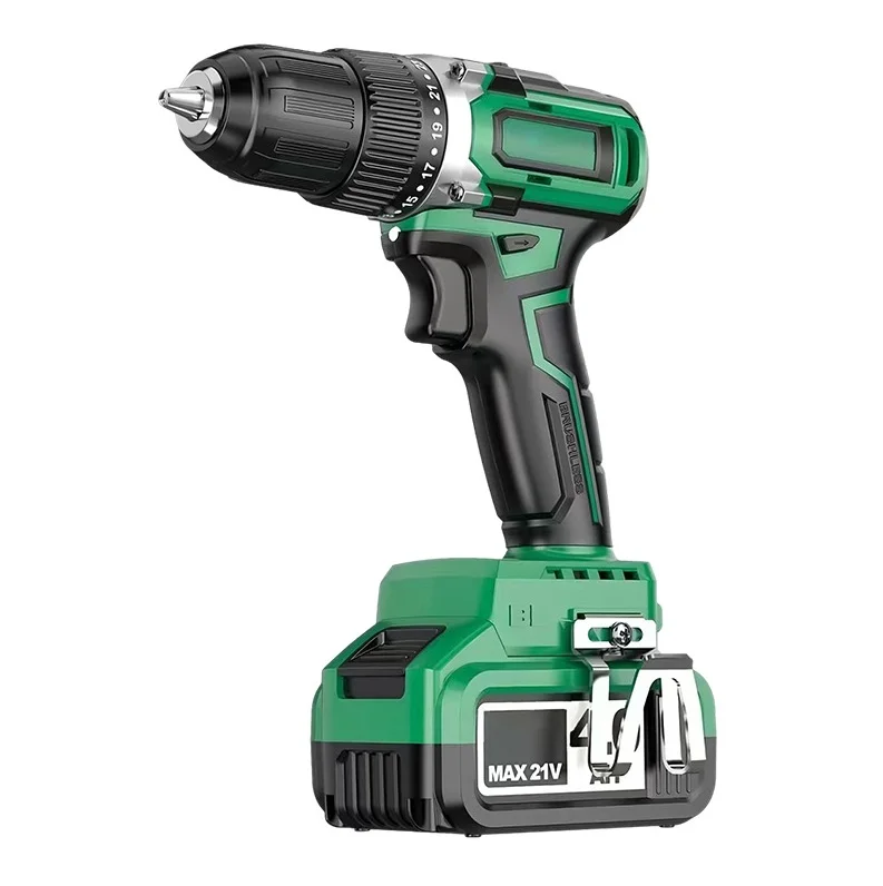 

2025Portable 12v Lithium Battery Rechargeable Brushless Dc Motor Wireless 20v Cordless Power Rotary Hammer Electric Drill