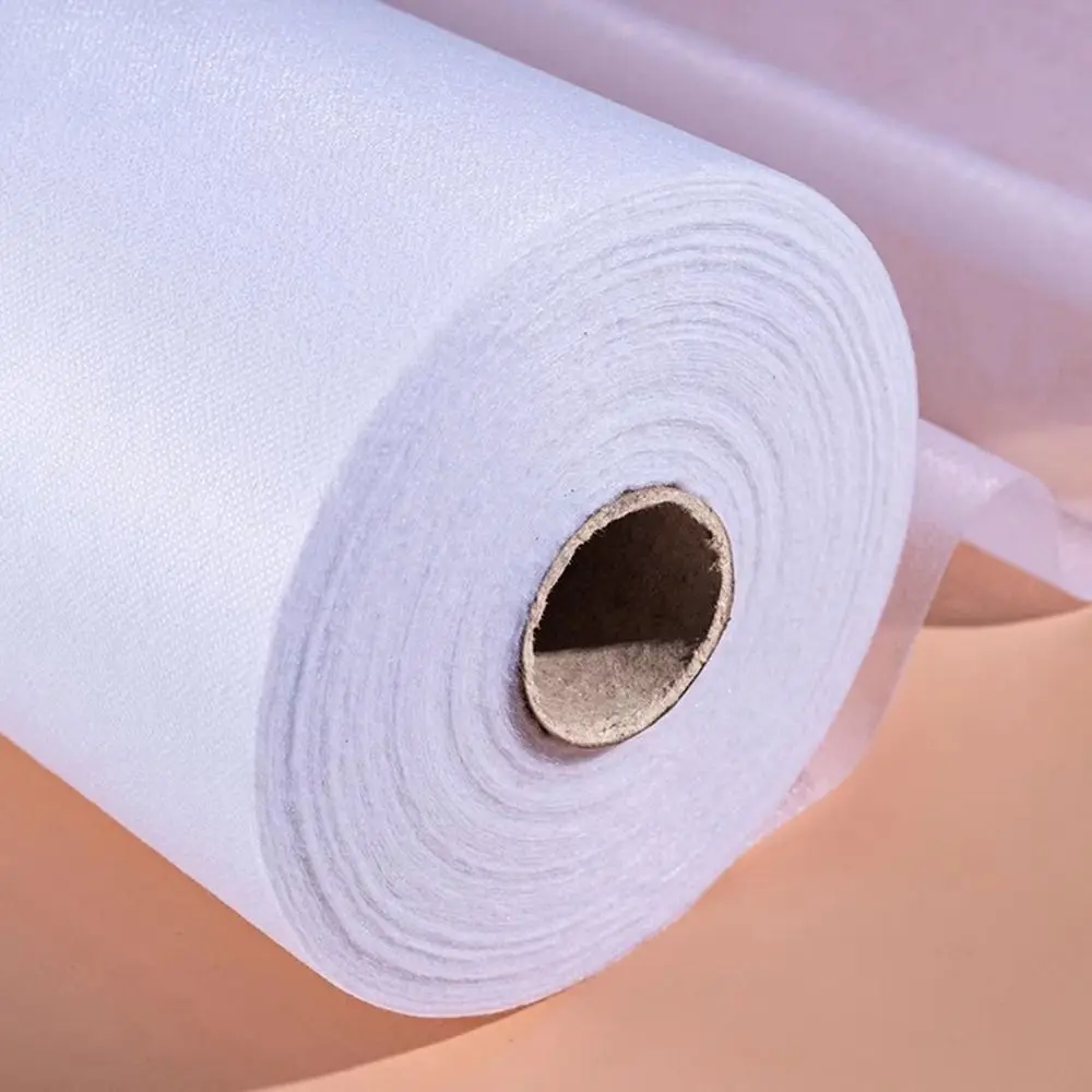 5M/Lot Fusible Interlining Fabric Lightweight Non-Woven Iron On Lining 30g/m Adhesive Interfacing Fabric