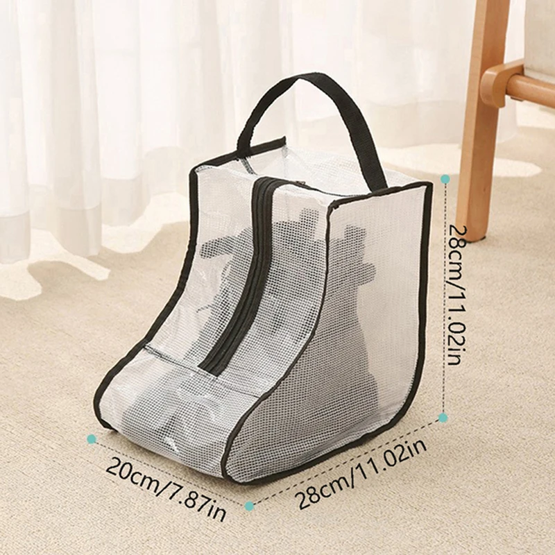 Household Transparent Short Boot Storage Bag Waterproof Dustproof Shoes Protection Bag Long Boots Pocket Moistureproof Container