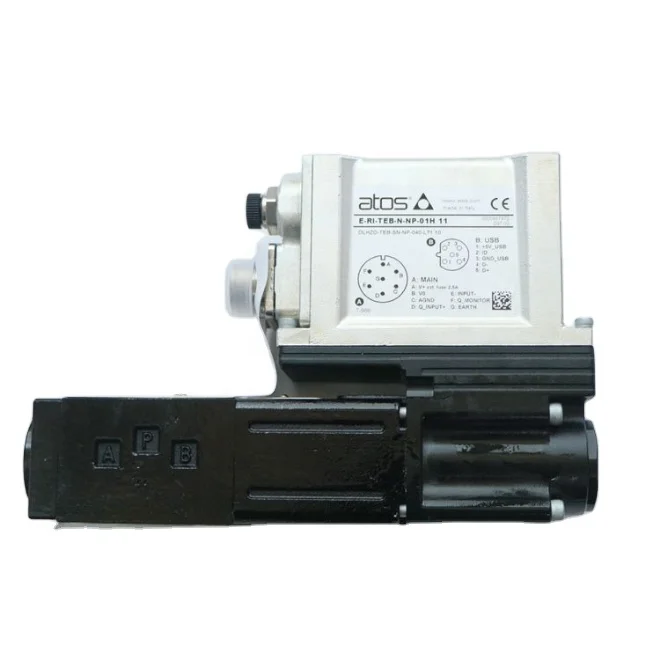 Originally installed in the library ATOS digital servo proportional valve DLHZO-TEB-SN-NP-040-L7110