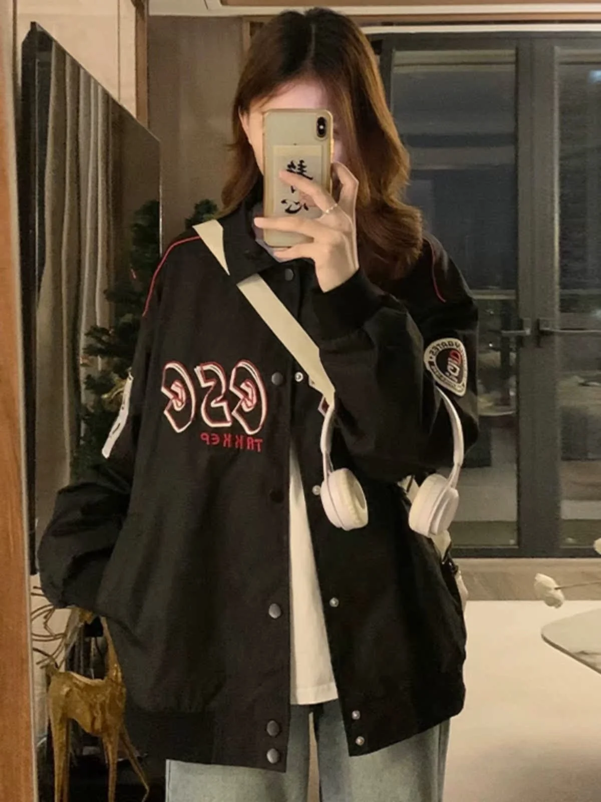 

Baseball Jackets Light Blue Womens Summer Performance Layered Hollow Nightclub Splicing Breathable Floral Climbing Personality