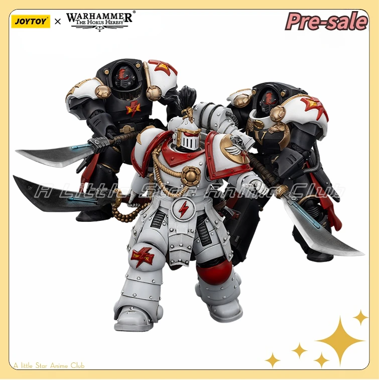 

【Предпродажа】Оригинальная фигурка JOYTOY 1/18 Warhammer The Horus Heresy White Scars, аниме-фигурка, коллекция орнаментов