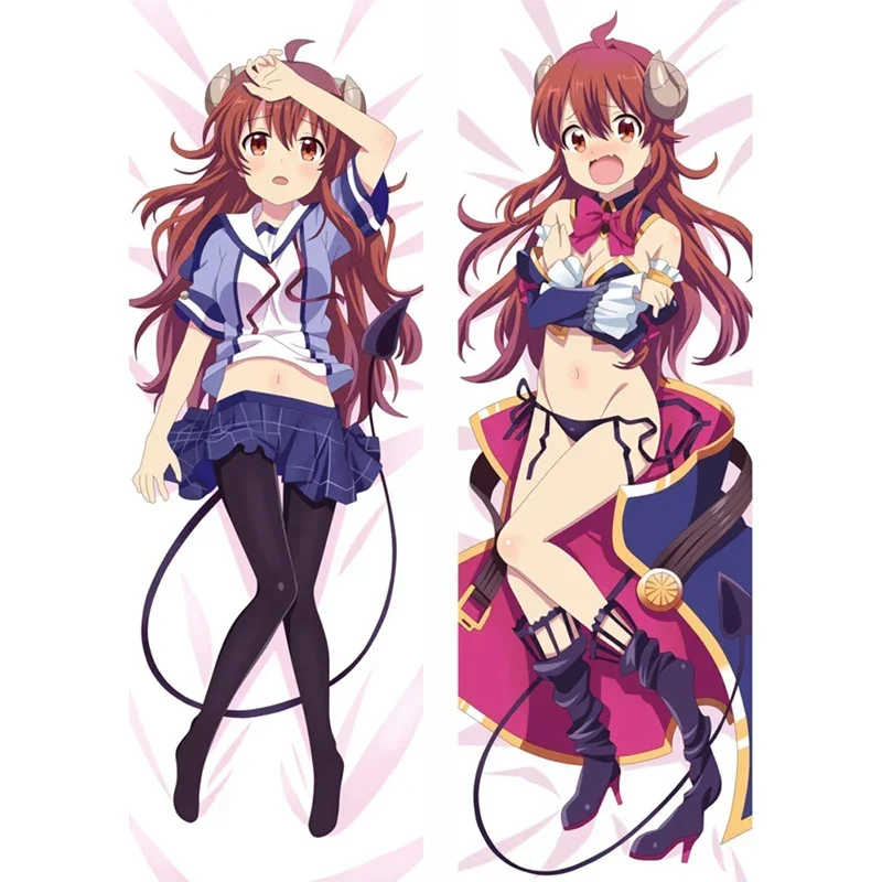 The New Dakimakura Anime The Demon Girl Next Door Yoshida Yuko Chiyoda Momo Decorative Pillowcase Hugging Body Pillow Cover Case