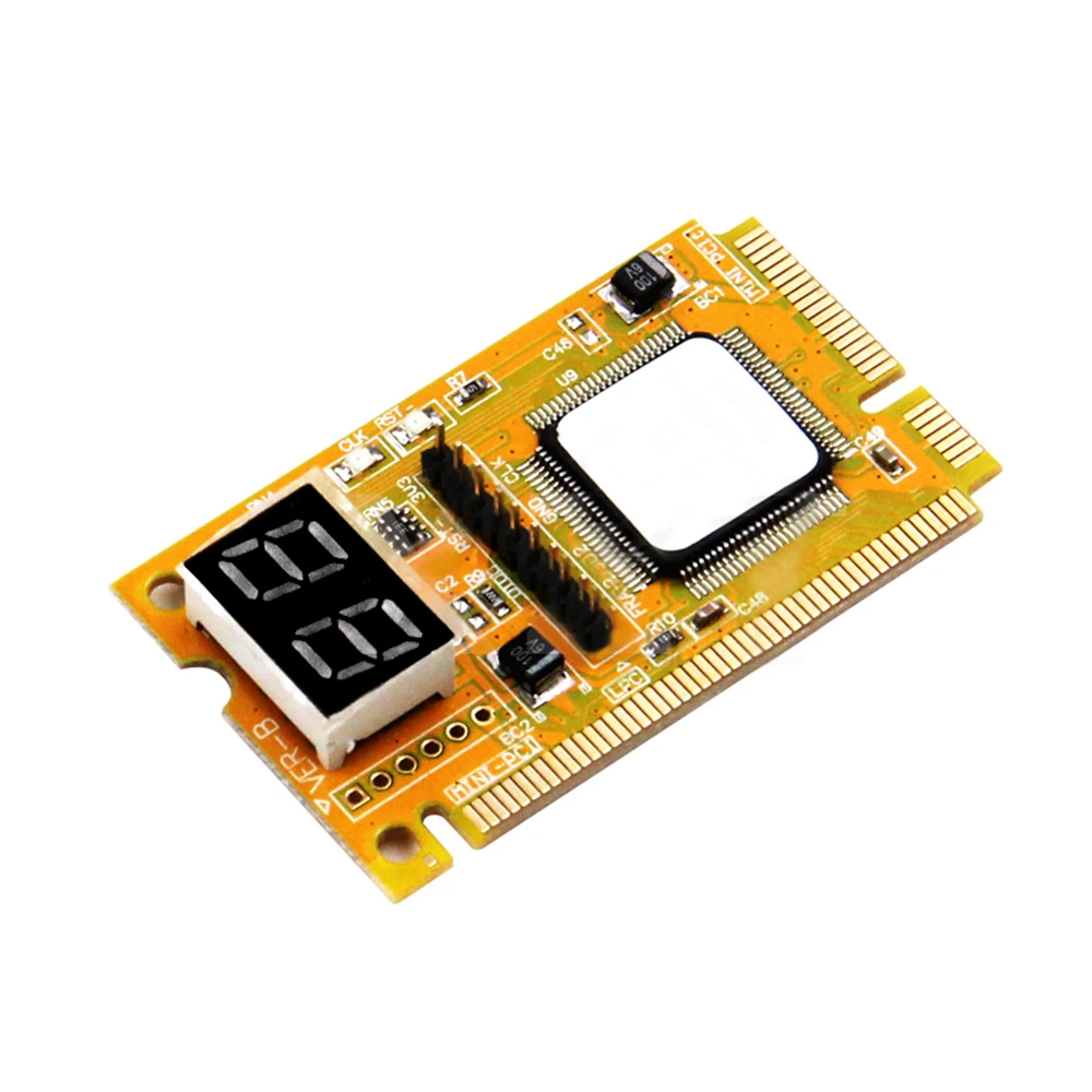 Scheda di debug PCI-E Mini PCI Expert Diagnostica dei guasti Notebook a 2 cifre Tester della scheda madre del computer portatile Scheda di analisi PCI Express