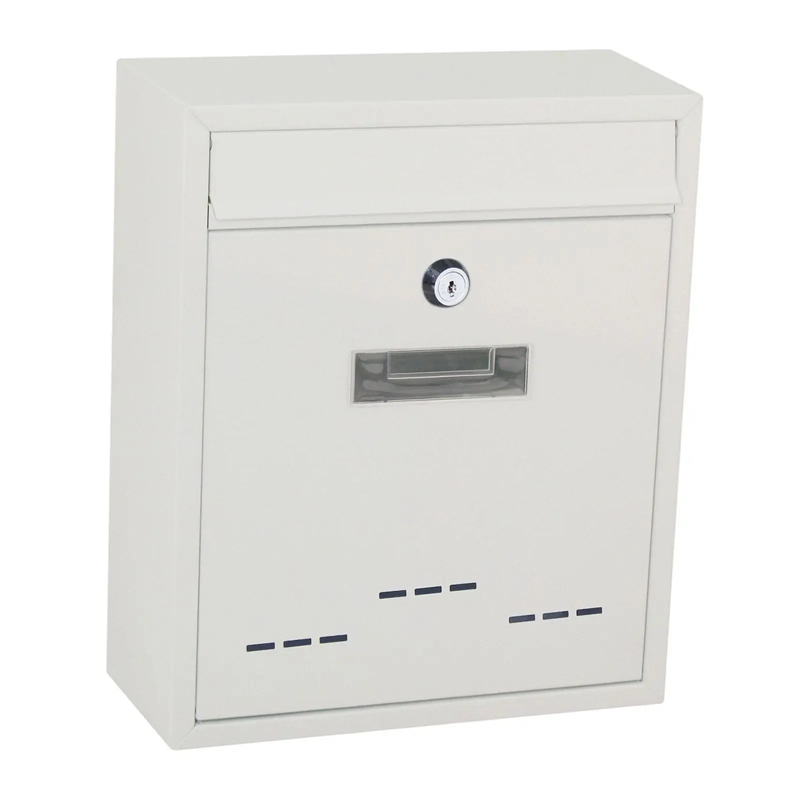 

Современный настенный почтовый ящик с замком, водонепроницаемый, большой вместимости, металлический, для улицы и ворот