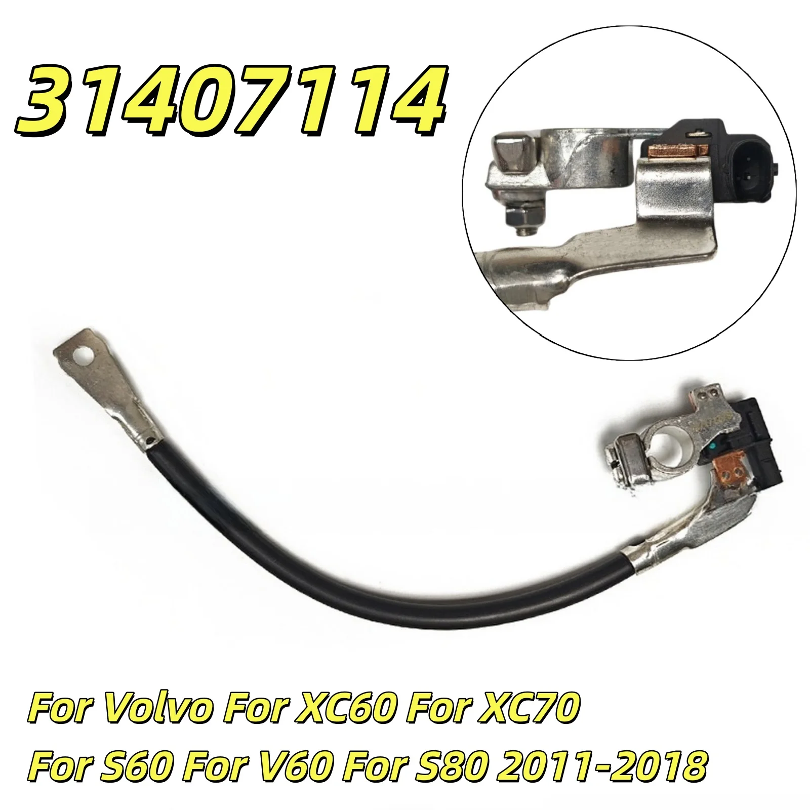 Negative Battery Sensor Cable 31407114 For Volvo For XC60 For XC70 For S60 For V60 For S80 2011-2018 Electrical Wire Harness