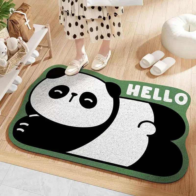 Cartoon Series Coil Door Mat Scraping Sand Dust Removal Door Entry Floor Mat Porch Welcome Doormat Wear-resistant Non-slip Mat