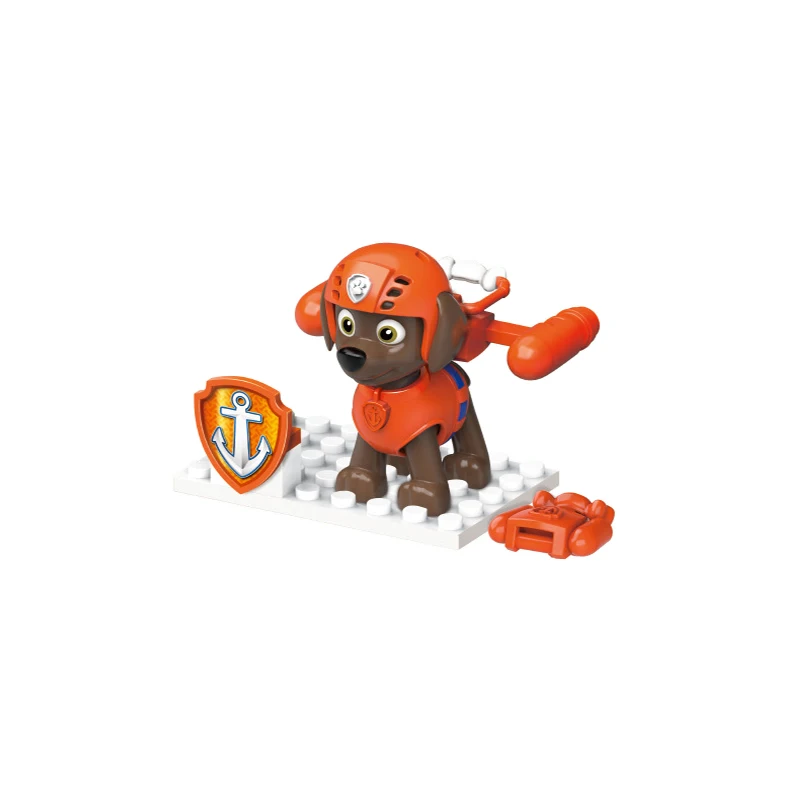 Paw Patrol poupée dessin animé sac à dos Cross Dressing blocs de construction jouets figurines d'anime Chase Skye Patrulla Canina cadeaux pour enfants