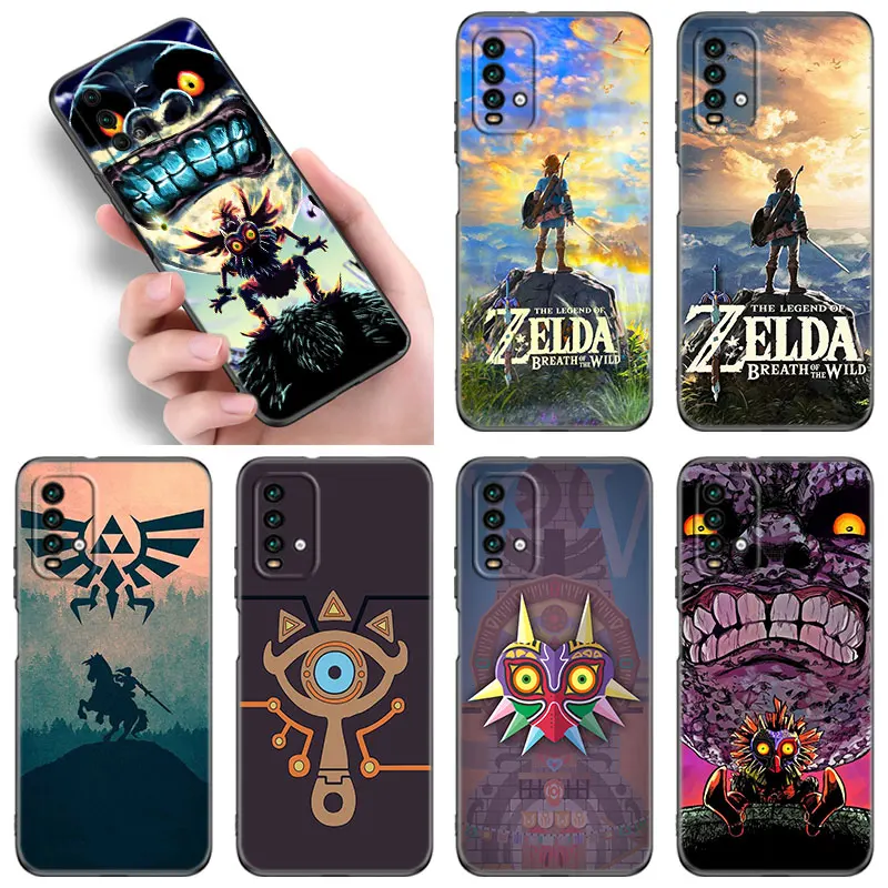 Z-Zeldas Game Black Phone Case For Xiaomi Redmi 11 Prime 11A 12C 13C A1 A2 Plus A3 12 4G 10 13R 5G 9A 10A 9C 10C 9i 12R Note 9T