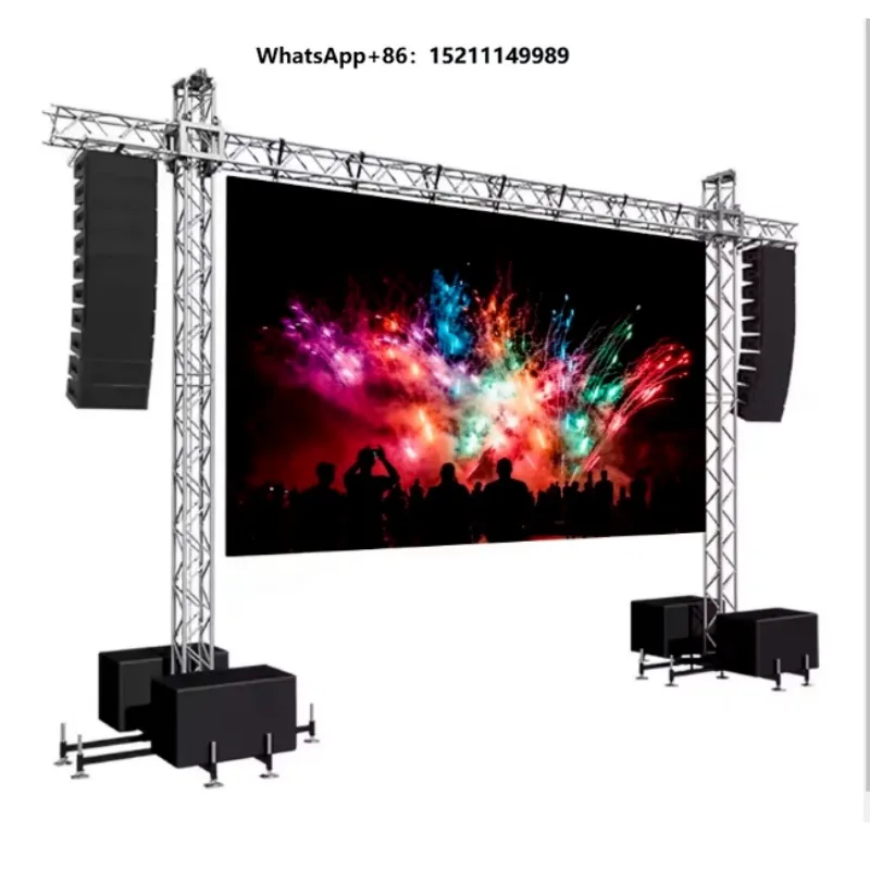 P6 LED Outdoor Advertising Screen 6mm Pixel Pitch Digital Signage Video Wall Animation Media Use Designed Indoor Applications